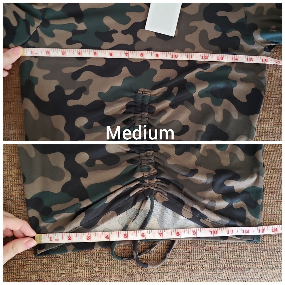 FLASH SALE Long sleeve camo croptop - Picture 6 of 7